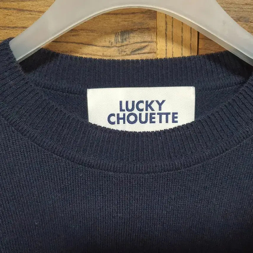 [BUNJANG] Lucky Chouette Cashmere Wool Knit Sweater / 럭키슈에뜨 캐시미어 울 니트, 55