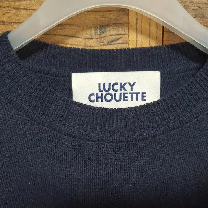 [BUNJANG] Lucky Chouette Cashmere Wool Knit Sweater / 럭키슈에뜨 캐시미어 울 니트, 55