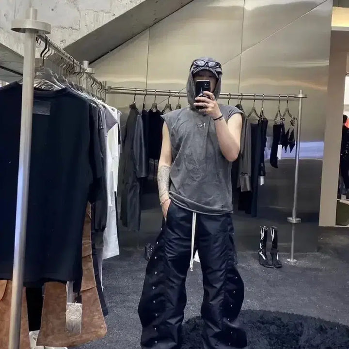 [BUNJANG] Rick Owens Darkshadow Babel Pusher Nylon Pants (Size S) / 릭오웬스 다크쉐도우 바벨 푸셔 나일론 팬츠 S사이즈