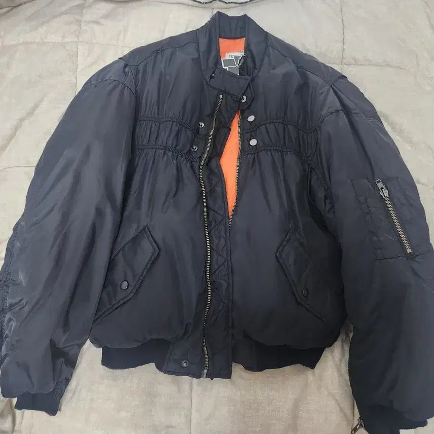 [BUNJANG] Nohant No Colors Biker Bomber Jacket / (새상품) 노쿨러스 바이커 봄버 블랙 1사이즈