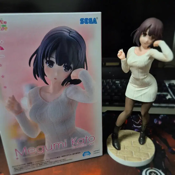 [BUNJANG] Sega Kato Megumi Sweater Ver. Figure / 중고 피규어 세가 카토 메구미 스웨터Ver.