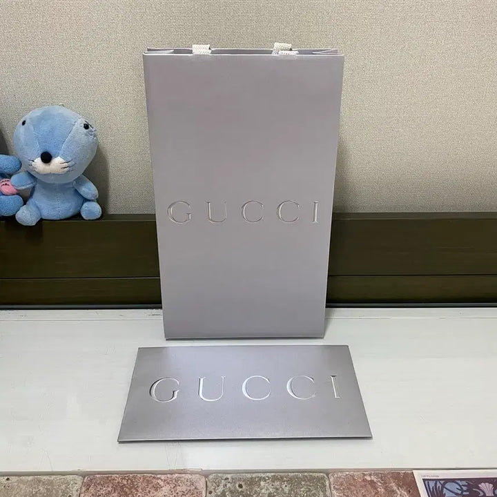 [BUNJANG] Gucci Shopping Bag and Paper Bag Set / 구찌 쇼핑백(17x29x6) + 봉투