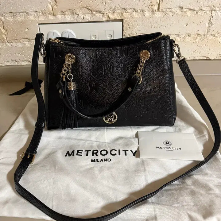 [BUNJANG] Metrocity Tote &amp; Cross Bag / 메트로시티 토트 겸 크로스백