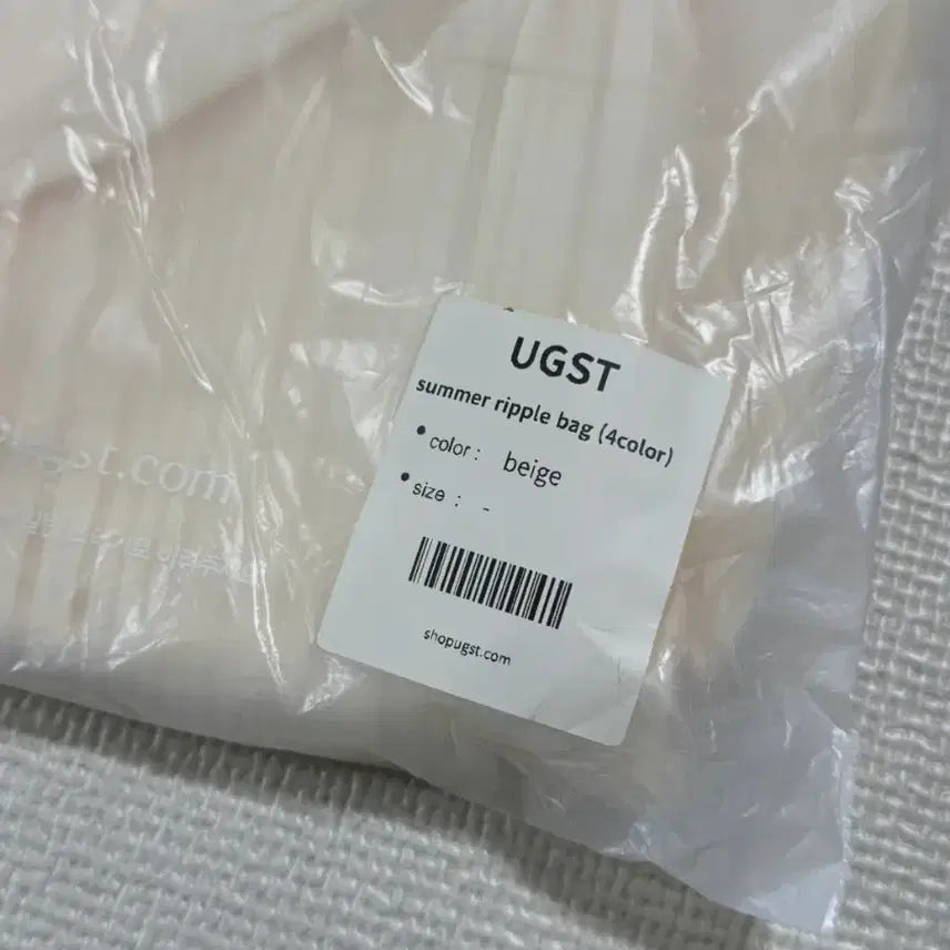 [BUNJANG] ugst Ripple Bag Beige Tote Bag / 어그스트 리플백 베이지 새상품 (159000원)