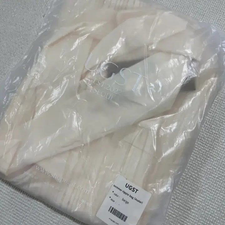 [BUNJANG] ugst Ripple Bag Beige Tote Bag / 어그스트 리플백 베이지 새상품 (159000원)