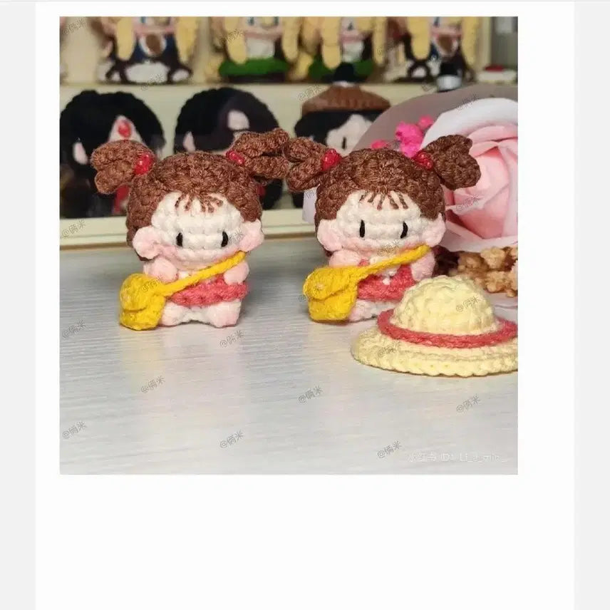 [BUNJANG] Anime Totoro Mei Crochet Keyring / 