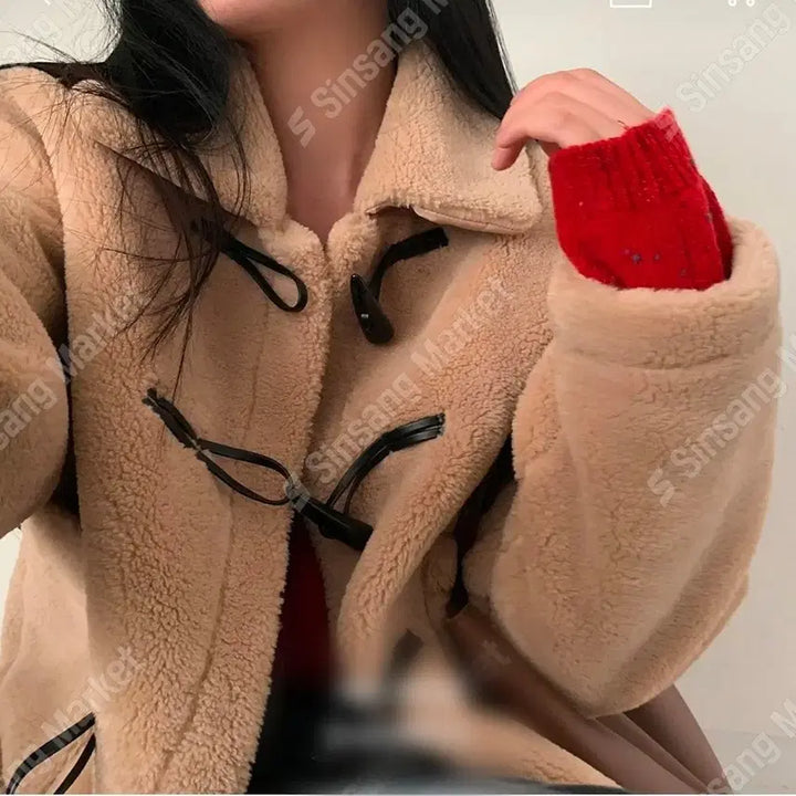 [BUNJANG] Tteokbokki Dumble Short Coat / 떡볶이 덤블 숏코트