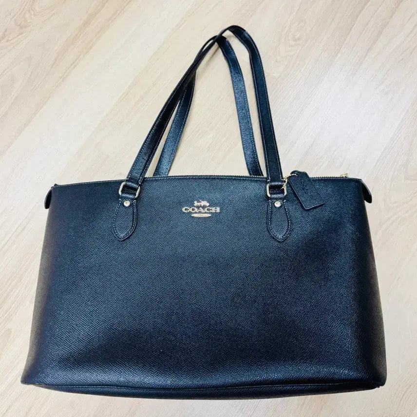 [BUNJANG] COACH Gallery Tote Bag Black / [정품/중고] COACH 코치 갤러리 토트백 블랙 팝니다.