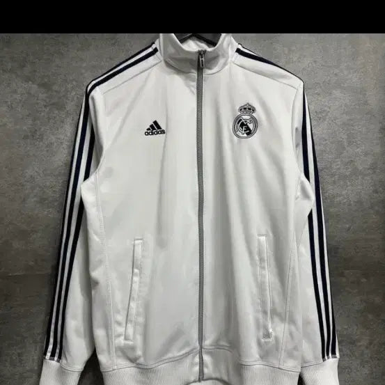 [BUNJANG] Adidas Real Madrid Track Top White / 아디다스 레알마드리드 트랙탑 화이트