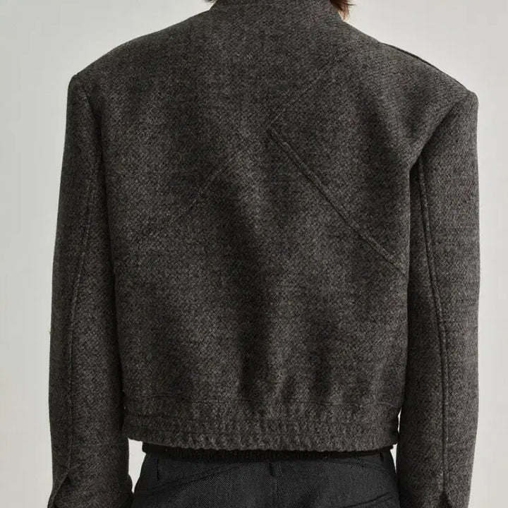 [BUNJANG] Waveis High Neck Jacket Gray / [2] 웨이비니스 하이넥 자켓 그레이