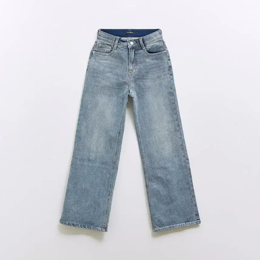 [BUNJANG] Roem Denim Wide Leg Pants Size 67 (26) / (새상품) 로엠 기모 와이드 바지 데님 청바지 67 (26)사이즈