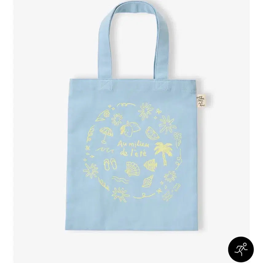 [BUNJANG] Nonlocal Seaside Hand Drawing Eco Bag / 논로컬 드로잉 에코백 새상품 (39000원)