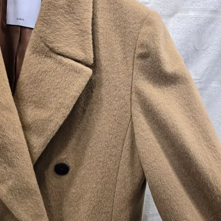 [BUNJANG] Sandro Double Breasted Long Coat (Size 44-55) / 산드로 Sandro 모+캐시미어  더블 브레스트 롱 코트 44~55