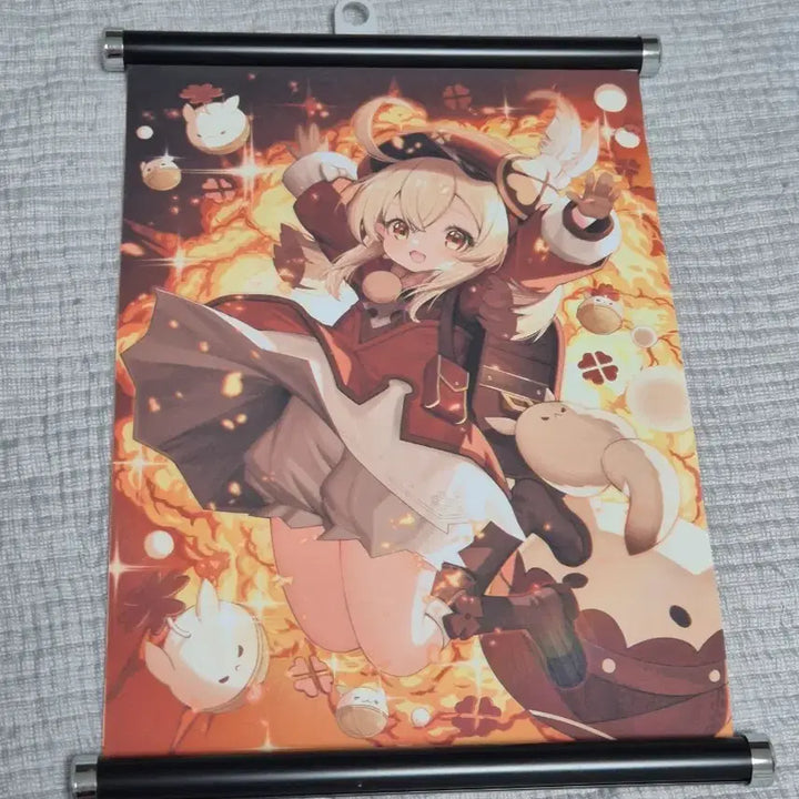 [BUNJANG] Genshin Impact Klee Scroll / 원신 클레 소형 족자봉