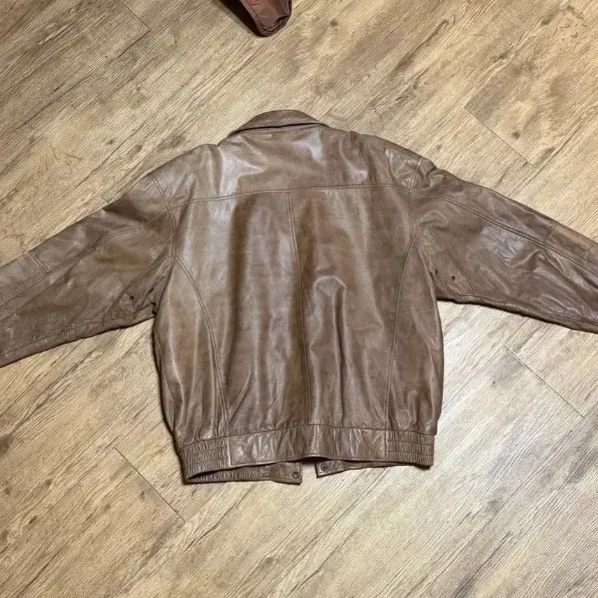 [BUNJANG] Vintage Leather Jacket / 빈티지 레더 자켓