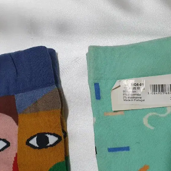 [BUNJANG] Bonne Maison Check Dot Pattern Socks / 그린 블루 브라운 체크 도트 아이 Bonne Maison 본메종 양말