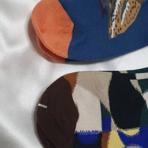 [BUNJANG] Bonne Maison Owl Pattern Socks / 블루 그린 그레이 살구 부엉이 Bonne Maison 본메종 양말