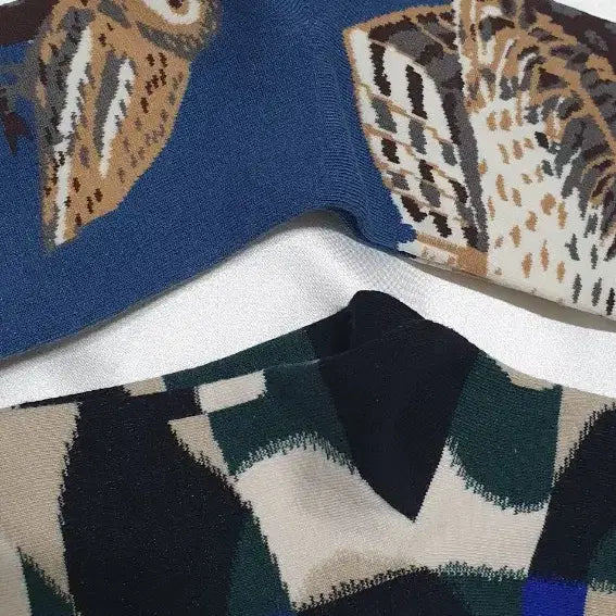 [BUNJANG] Bonne Maison Owl Pattern Socks / 블루 그린 그레이 살구 부엉이 Bonne Maison 본메종 양말