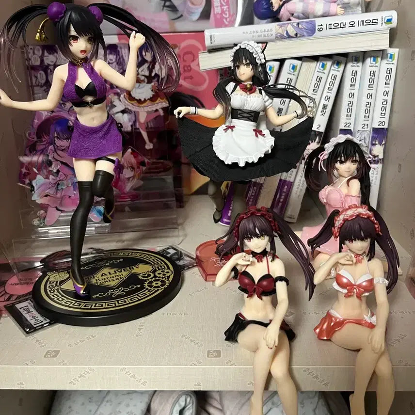 토키사키 쿠루미 피규어 5종 일괄