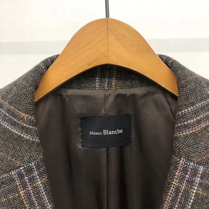 [BUNJANG] Maison Blanche Herringbone Wool Jacket / 메종블랑쉬 헤링본 울 자켓 브라운 55
