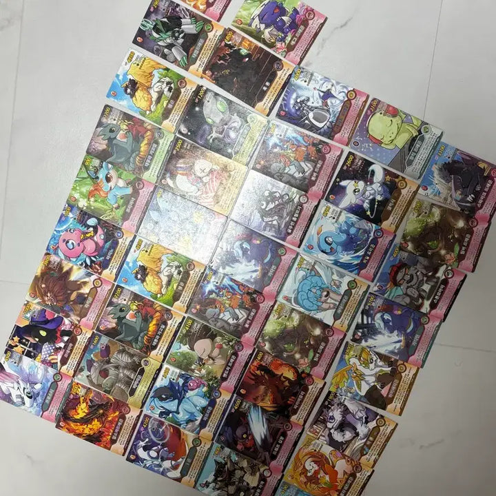 [BUNJANG] Dragon Village Card 42-Piece Bundle Set, Black Dragon Card / 드래곤 빌리지 카드 42종 일괄, 흑룡카드