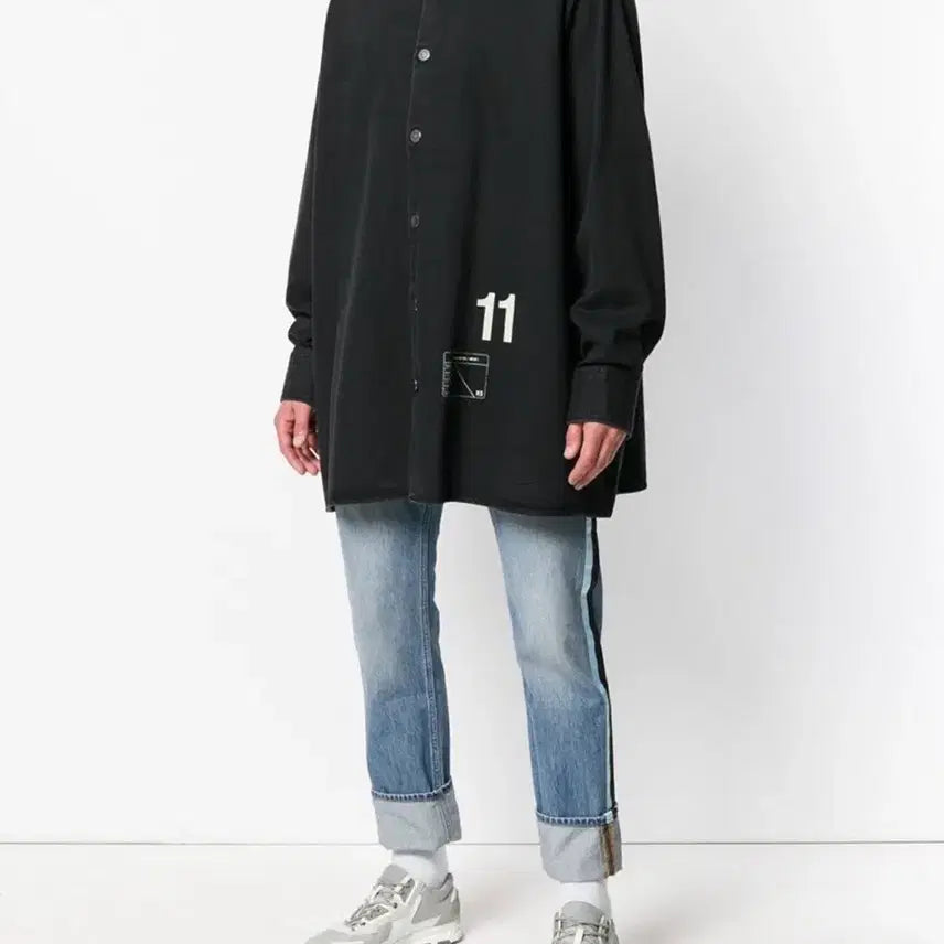 [BUNJANG] Raf Simons Oversized Denim Shirt Jacket / (희귀매물/아이유 착용)라프시몬스 오버사이즈 데님 셔츠 자켓
