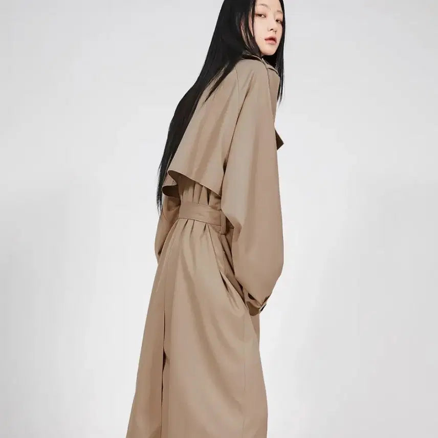 [BUNJANG] Flareup Oversized Raglan Trench Coat / flareup oversized raglan trench coat