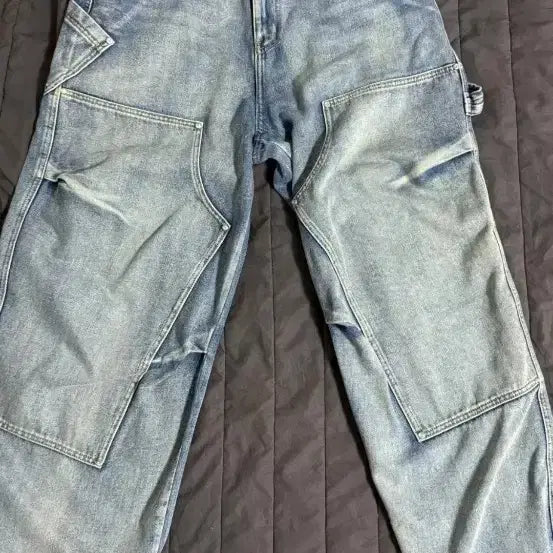 [BUNJANG] 9999 Archive Double Knee Denim Pants / [2]9999아카이브 더블니 데님 팬츠