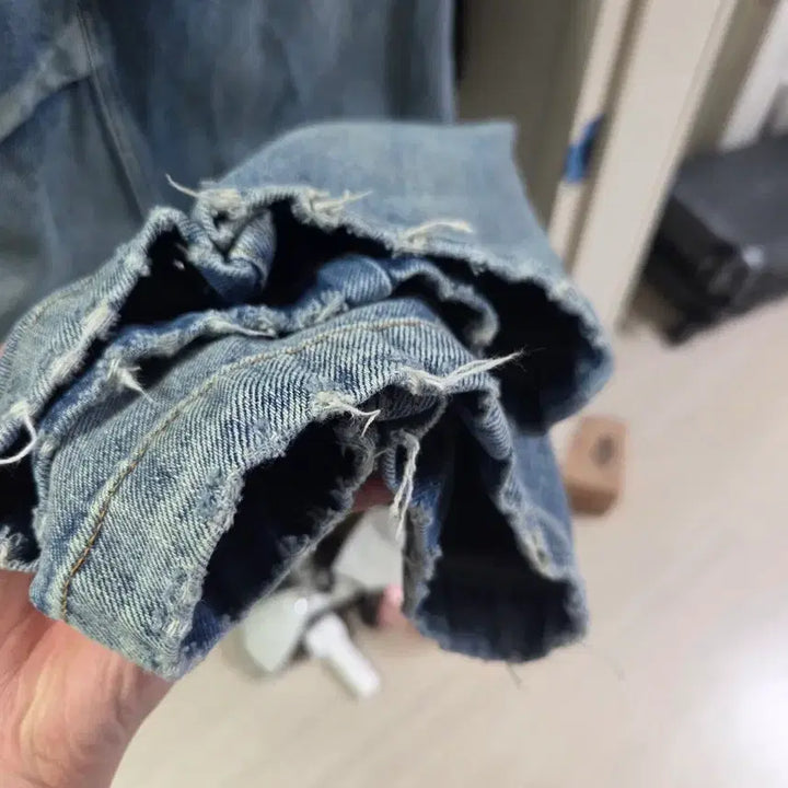 [BUNJANG] 9999 Archive Double Knee Denim Pants / [2]9999아카이브 더블니 데님 팬츠