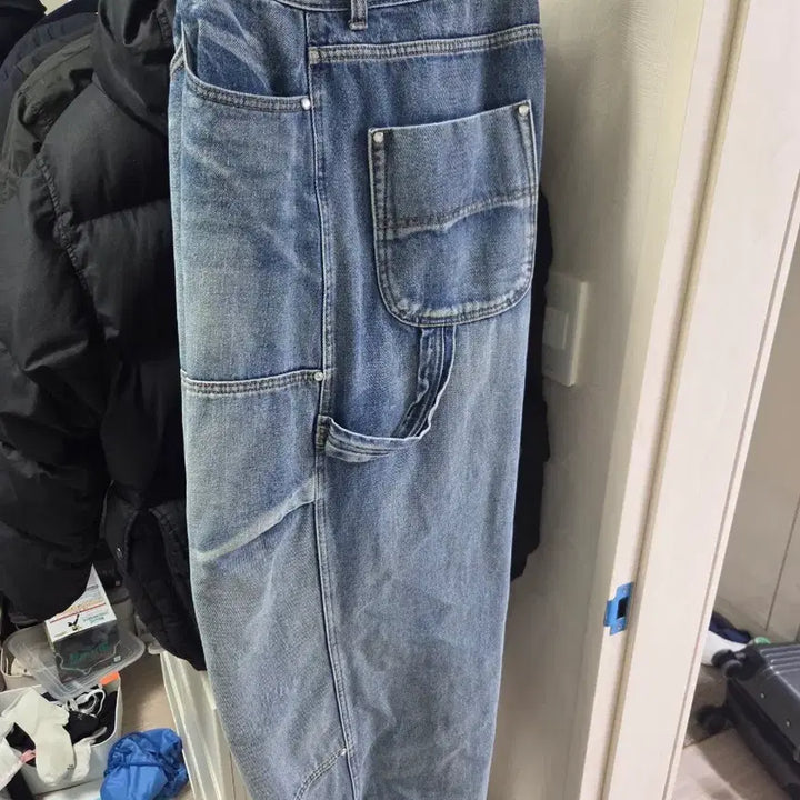 [BUNJANG] 9999 Archive Double Knee Denim Pants / [2]9999아카이브 더블니 데님 팬츠