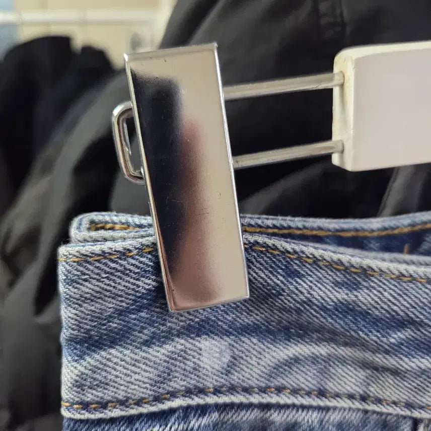 [BUNJANG] 9999 Archive Double Knee Denim Pants / [2]9999아카이브 더블니 데님 팬츠