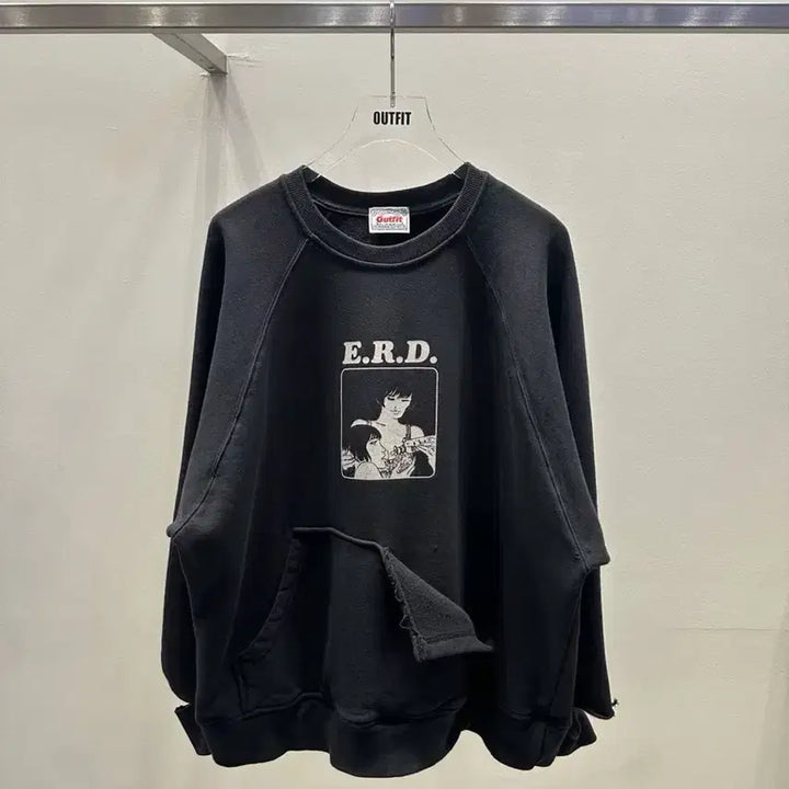 [BUNJANG] Outfit Milk Sweatshirt / 아웃핏 밀크 맨투맨
