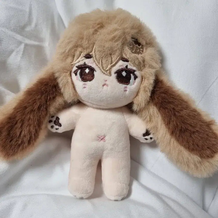 [BUNJANG] 10cm Winter Rabbit Bread Chibi-Uni Plush Toy (Unspecified Origin) / 무속성 솜인형 팥맛 겨울토끼빵 치비유니 10cm