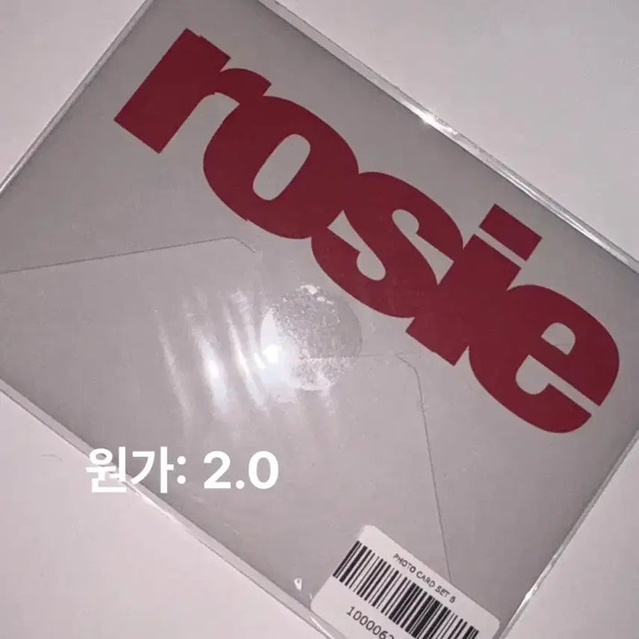 [BUNJANG] BLACKPINK Rosé Rosie Pop-up Photo Set Version B (Sealed) / 미개봉) 로제 로지 팝업 포토 세트 B버전 넘버원걸 블랙핑크 rosie