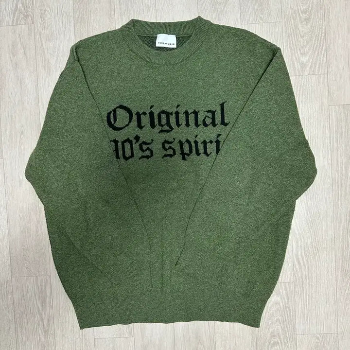[BUNJANG] 1993 Studio Olive Knit Sweater / 1993스튜디오 니트