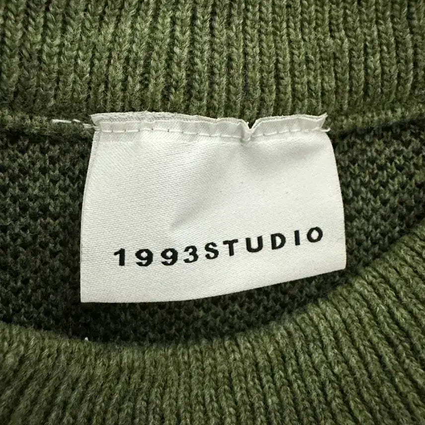 [BUNJANG] 1993 Studio Olive Knit Sweater / 1993스튜디오 니트