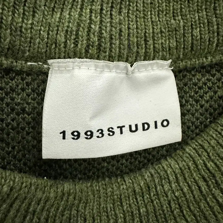 [BUNJANG] 1993 Studio Olive Knit Sweater / 1993스튜디오 니트