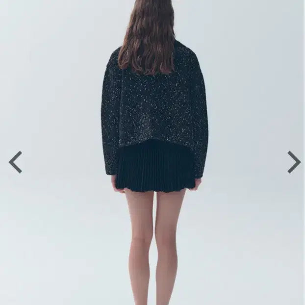 [BUNJANG] Soft Seoul Ruffle Ribbon Cardigan - Black / 최종가) 소프트서울 셔링 리본 가디건 블랙