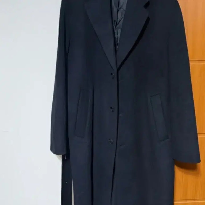 [BUNJANG] T.I For Men Wool Cashmere Coat (Navy) - Size 50 / 티아이포맨 울캐시미어 코트(네이비) 50사이즈