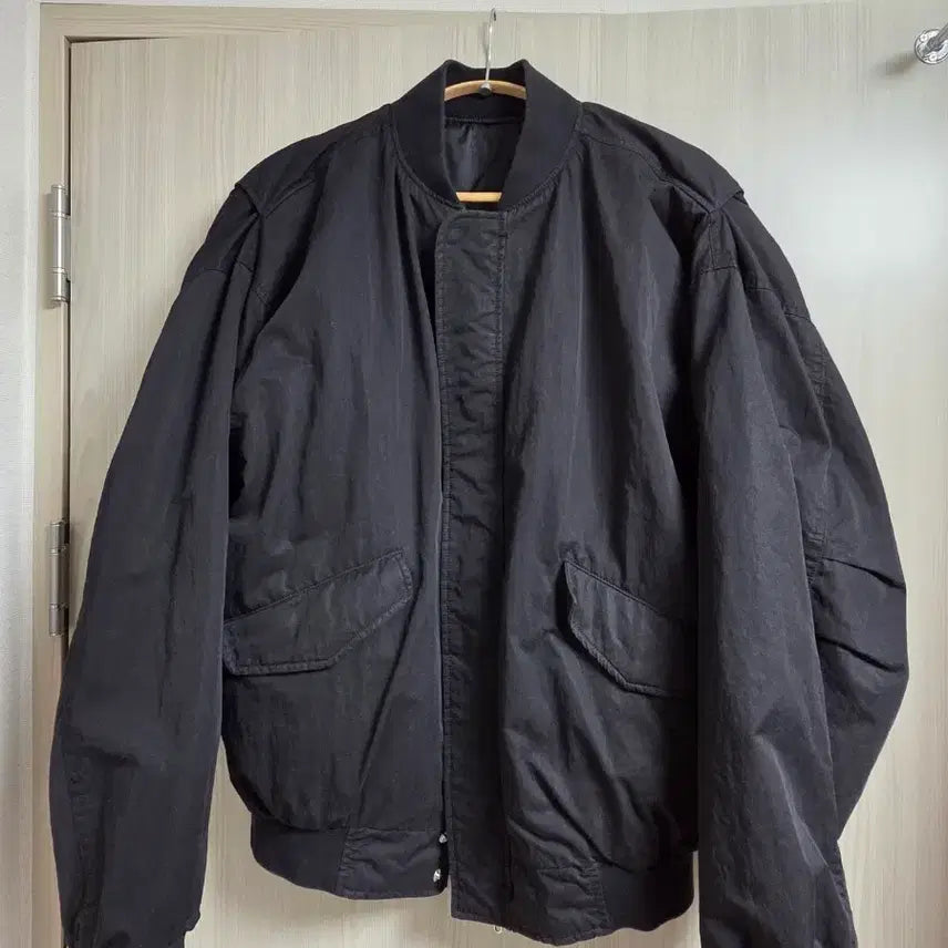 [BUNJANG] Brown Yard MA-1 Black Bomber Jacket / 브라운야드 ma-1 블랙 3 size