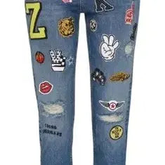 [BUNJANG] Jocarsen Patch Jeans / 조카르센 패치 청바지