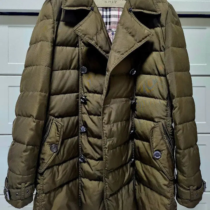 [BUNJANG] Burberry Brit Padded Coat / 버버리 브릿 패딩 코트 카키색
