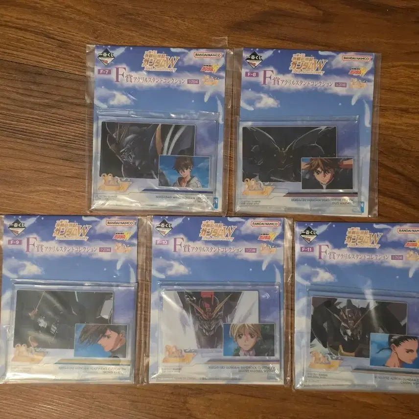 [BUNJANG] Gundam Wing Ichiban Kuji Acrylic Set / 건담윙 건담W 이치방쿠지 F상 아크릴세트 두번째