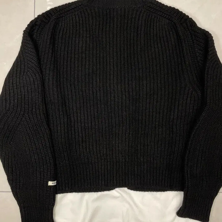 [BUNJANG] RECTO Chunky Cardigan Black / 렉토 청키 가디건 블랙