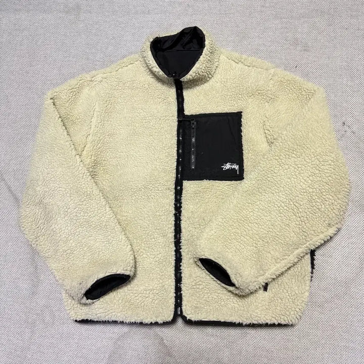 [BUNJANG] Stussy 8 Ball Reversible Sherpa Fleece Jacket / 스투시 8볼 리버시블 쉐르파 플리스 자켓