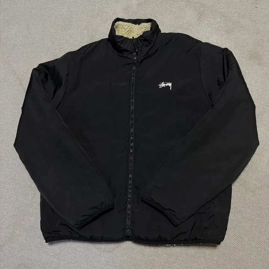 [BUNJANG] Stussy 8 Ball Reversible Sherpa Fleece Jacket / 스투시 8볼 리버시블 쉐르파 플리스 자켓