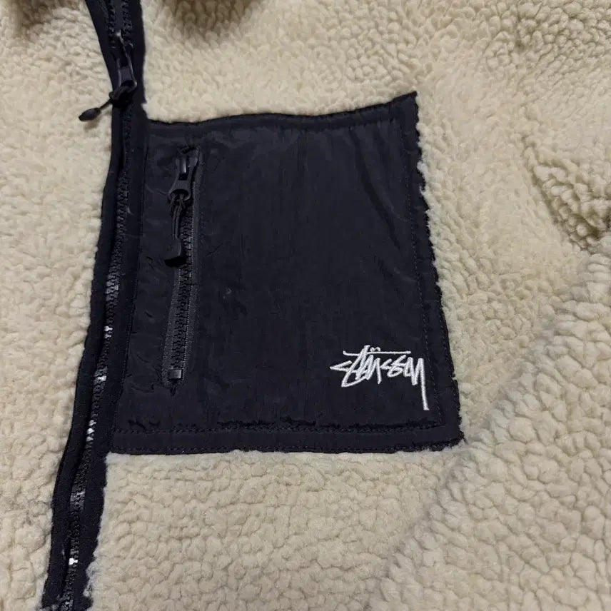 [BUNJANG] Stussy 8 Ball Reversible Sherpa Fleece Jacket / 스투시 8볼 리버시블 쉐르파 플리스 자켓