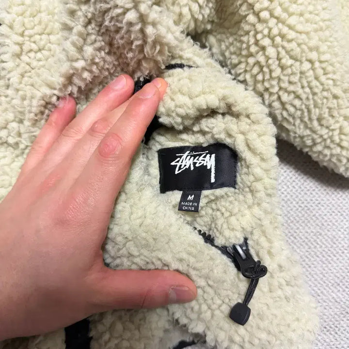 [BUNJANG] Stussy 8 Ball Reversible Sherpa Fleece Jacket / 스투시 8볼 리버시블 쉐르파 플리스 자켓