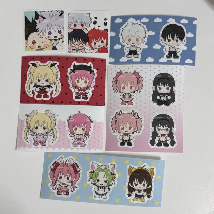 [BUNJANG] Digi Charat Caticat Sticker + Pin Button Bundle Set / 마마마 캐캐체 디지캐럿 통합 스티커 +핀버튼