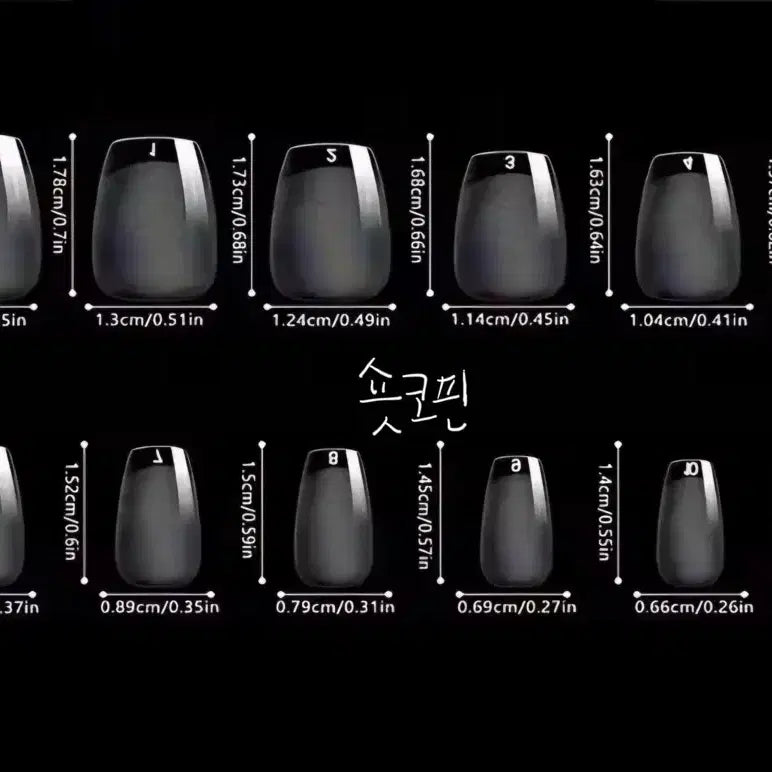 [BUNJANG] Kitty Handmade Nail Tips / 가로키티 치크 수제네일팁